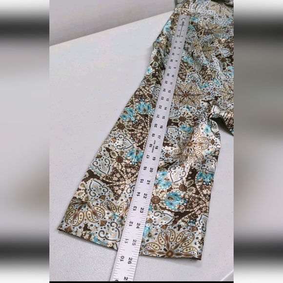 Adonna Satin Robe Printed Kimono XL - Picture 7 of 8